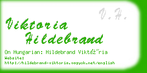 viktoria hildebrand business card